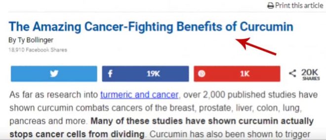 Curcumin Benefits