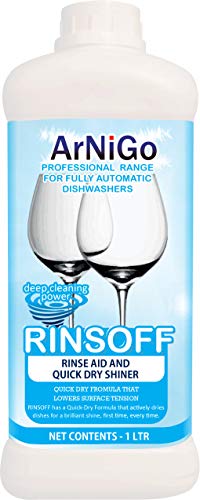 ArNiGo Rinse Aid/Shiner for Dishwasher (1L Pack)