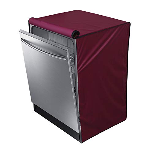 Dream Care Maroon Waterproof Dishwasher cover for Bosch SMS60L18IN Free-Standing 12 Place Settings Dishwasher