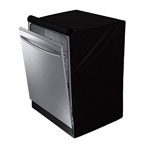 GURU-ISHMA Black Coloured Dishwasher Cover for Voltas Beko 8 Place Table Top (DT8S)