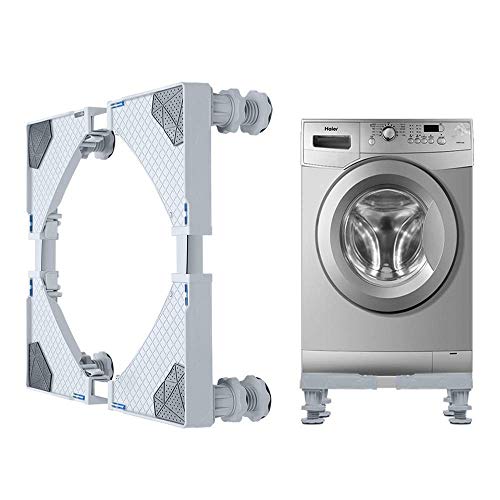 Mukhivala Heavy Duty Front/Top Load Automatic Washing Machine/Refrigerator/Dishwasher Stand/Trolley Fridge Stand Laundry Pedestal 4 Feet