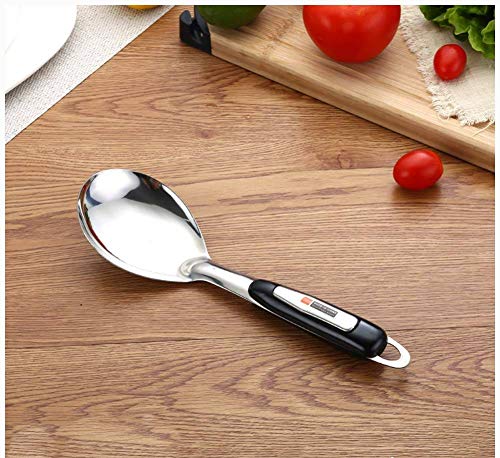 PAKAI Rice Spoon, Kitchen Tool Stainless Steel Rice Scooper Kitchen Utensil Rice Paddle with Mirror Polish and Dishwasher Safe - 1pack