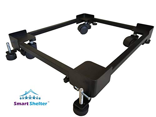 Smart Shelter Premium Heavy Duty Front/Top Load Washing Machine/Refrigerator/Dishwasher Stand/Trolley (100% Made of Metal)