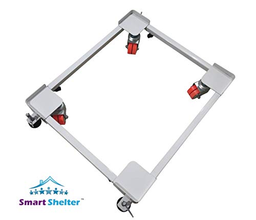 Smart Shelter Ultra Heavy Duty Front/Top Load Washing Machine/Dishwasher Stand/Trolley